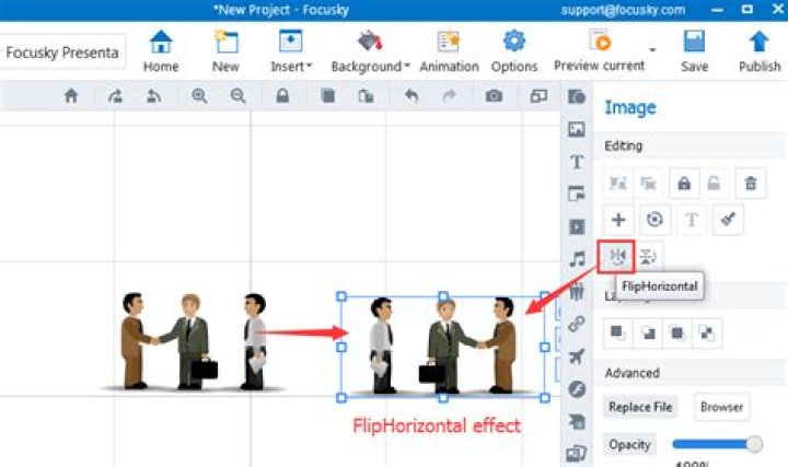 Flip / mirror an image horizontally + vertically with css