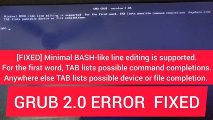 Fresh install, grub 