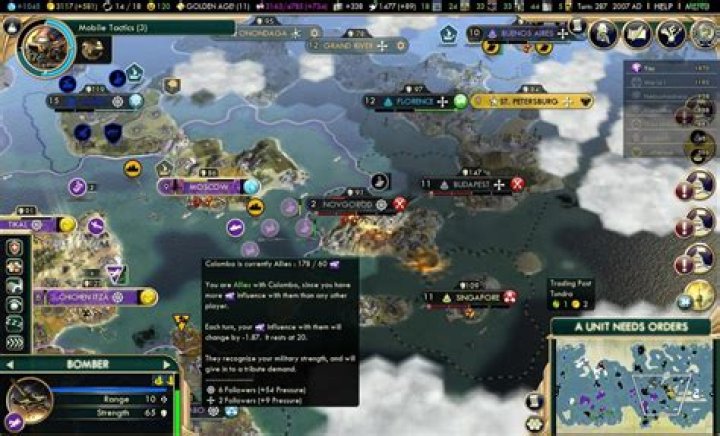 Friendly AI Player Fighting My Allied City State