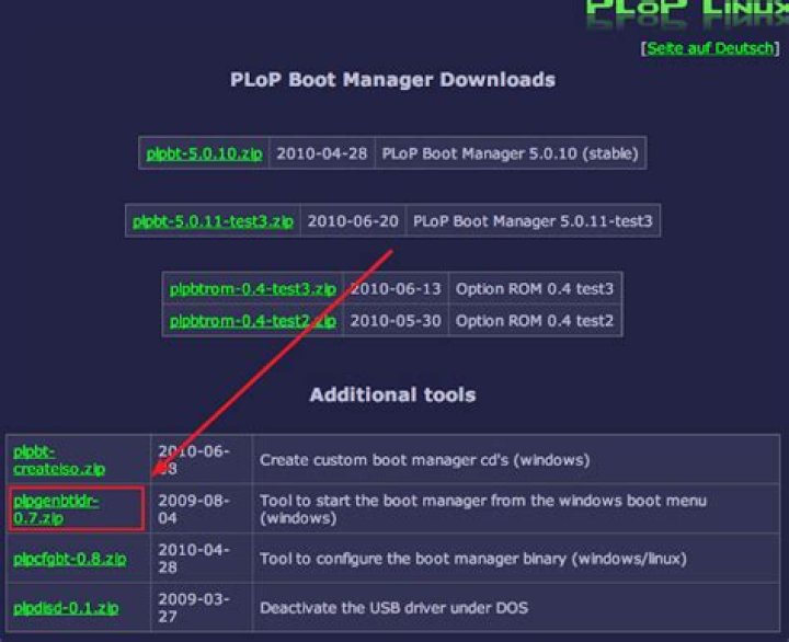 Frozen Plop Boot Manager