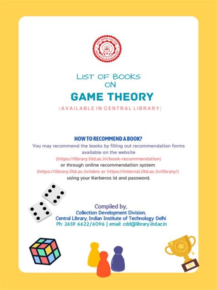 Game Theory Book Recommendations?