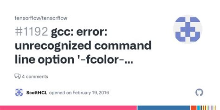 gcc: error: unrecognized command line option