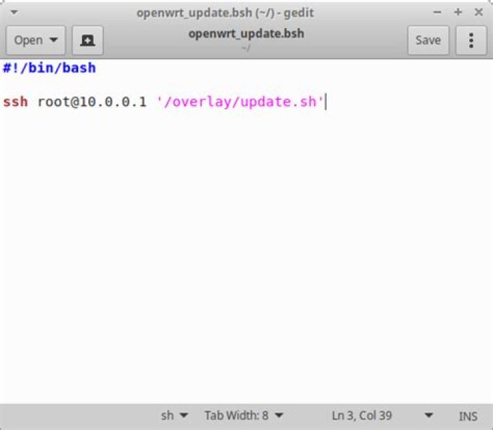 Gedit bash highlight