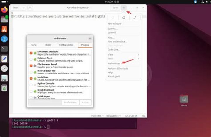 gedit open second file onwards in a new window. Ubuntu 19.10