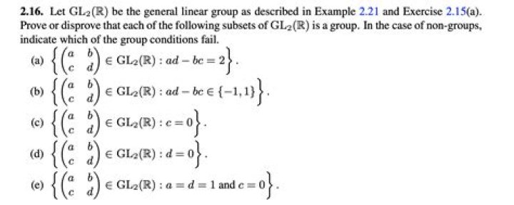 General linear group over integers