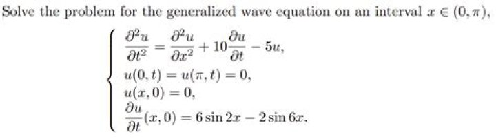 Generalized wave equation
