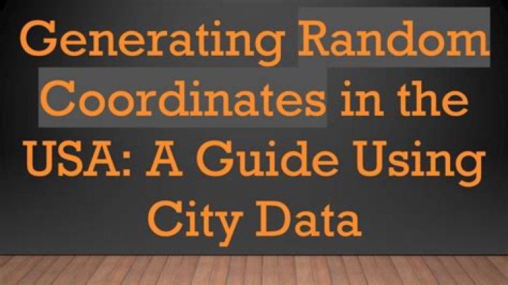 Generate Random Coordinates in United States?