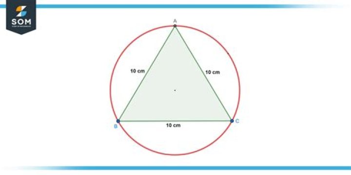 Geometry Question: Calculating the length of the side of a triangle inside a circle.