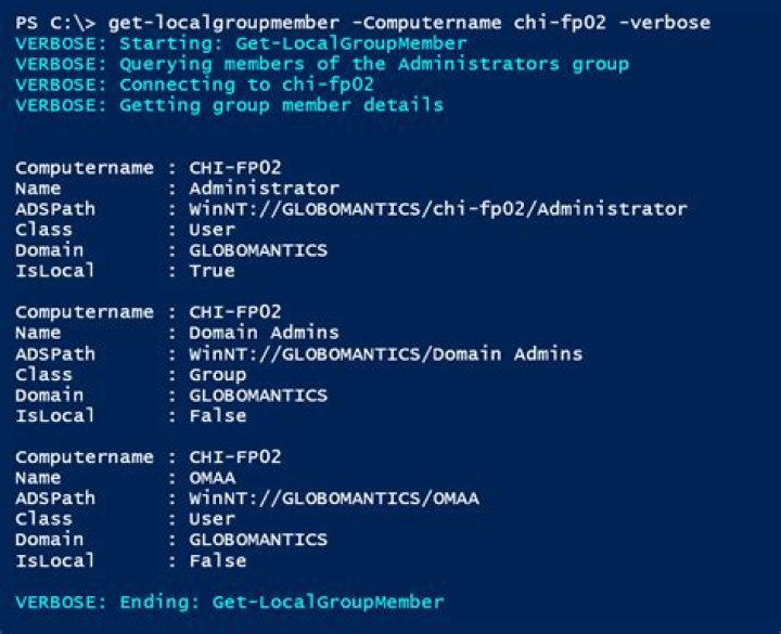 Get-LocalGroupMember generates error for Administrators group