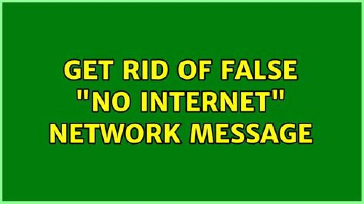 Get rid of false 