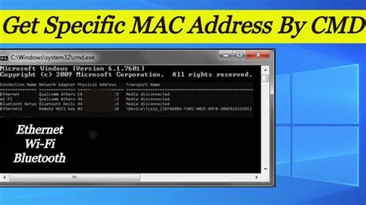 get the mac address of the current machine with node.js using getmac