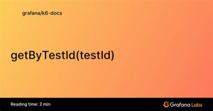 getByTestId Not Finding TestID