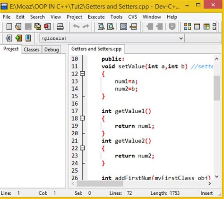Getters and setters in pure C?