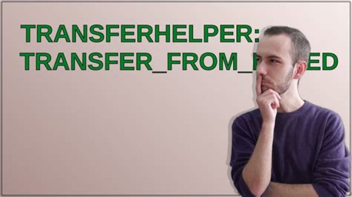 Getting TransferHelper: TRANSFER_FROM_FAILED from TransferHelper.sol. Why?