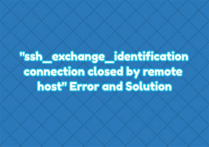 git clone Error: ssh_exchange_identification: Connection closed by remote host