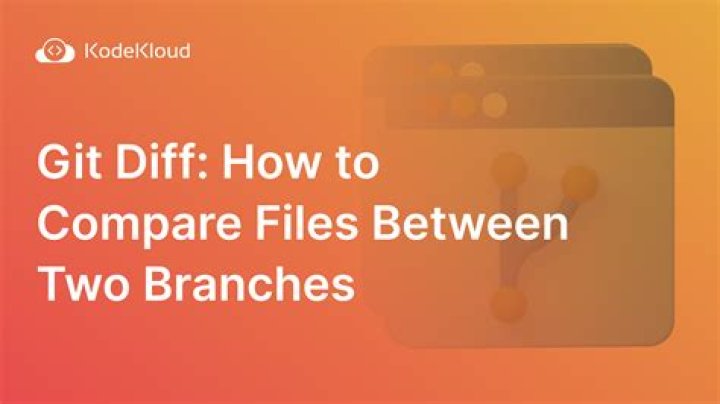 git diff between two different files