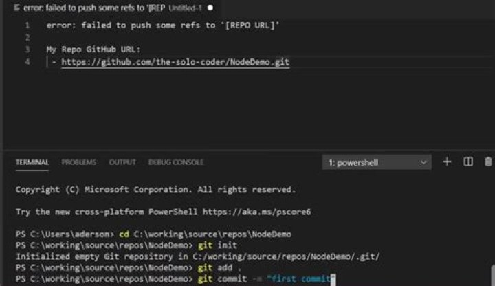Github error: local repository cannot be resolved to branch?