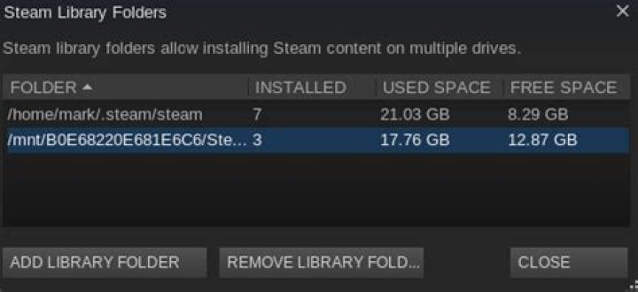 Giving a Hard Drive Executable permissions for Steam
