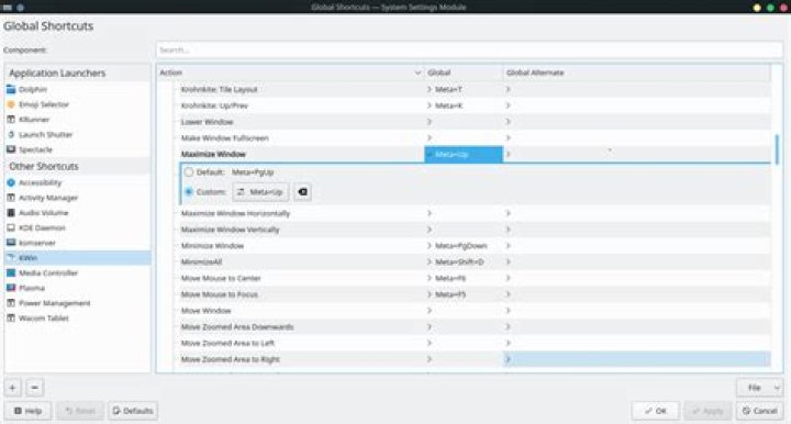 Global shortcuts KDE plasma KWin Global shortcuts KDE plasma KWin
