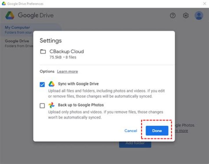 Google Shared Drive sync to my PC