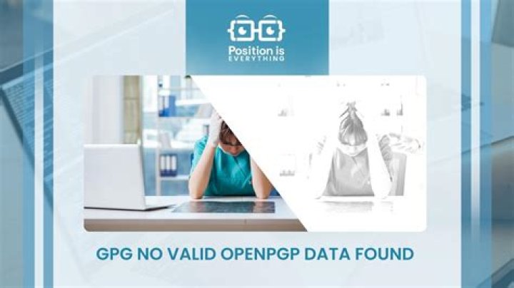 gpg: no valid OpenPGP data found