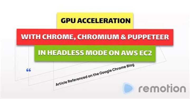 GPU accelerated Chromium