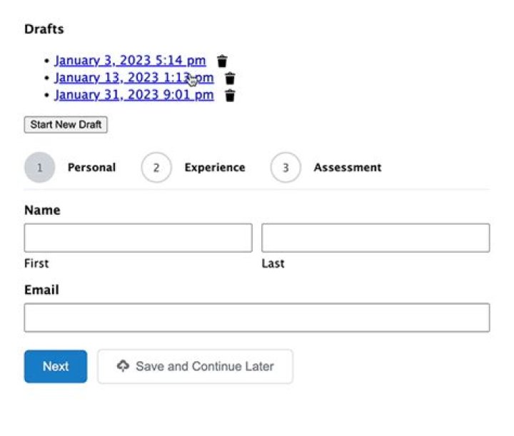Gravity forms - save form in user profile