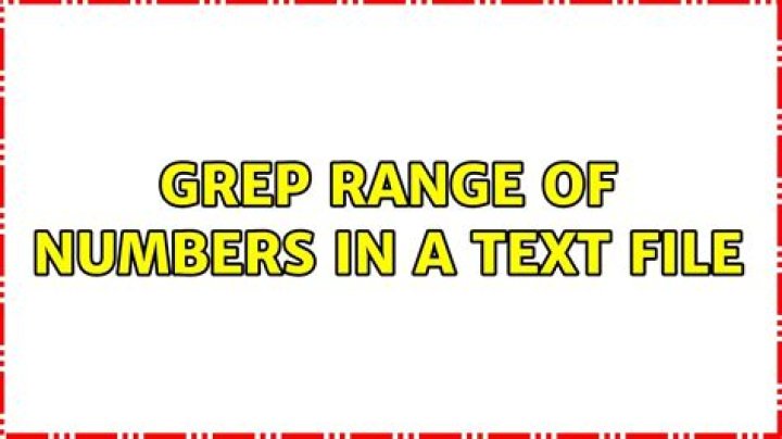 grep range of numbers