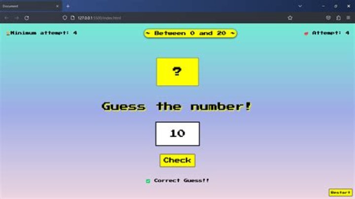 Guessing a number between 1 and 100 in 7 guesses or less.