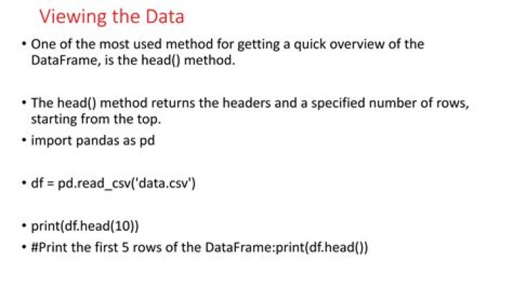head of the dataframe: df