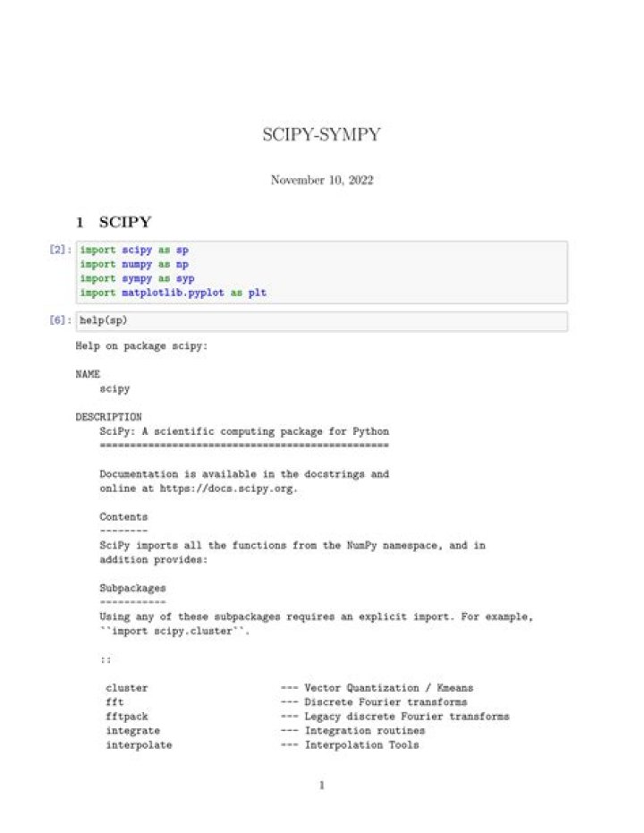 Help import scipy