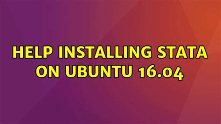 Help installing Stata on Ubuntu 16.04