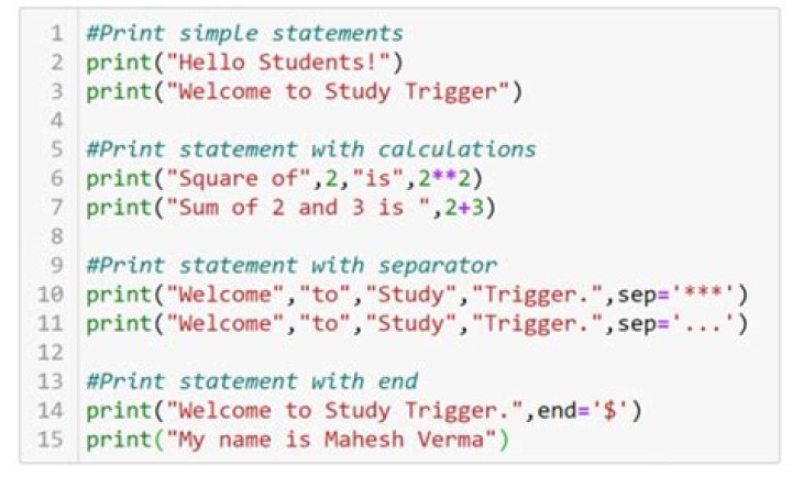 here is output of code