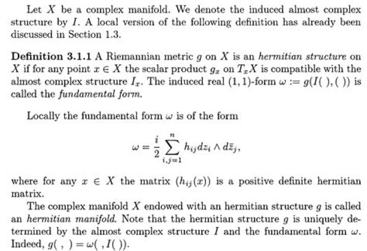 Hermitian manifold counterexample