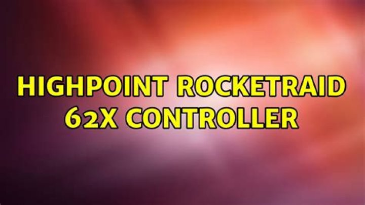 HighPoint RocketRAID 62x Controller