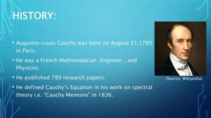 History of the Cauchy matrix