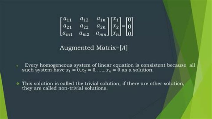 Homogeneous and nonhomogeneous matrices basics