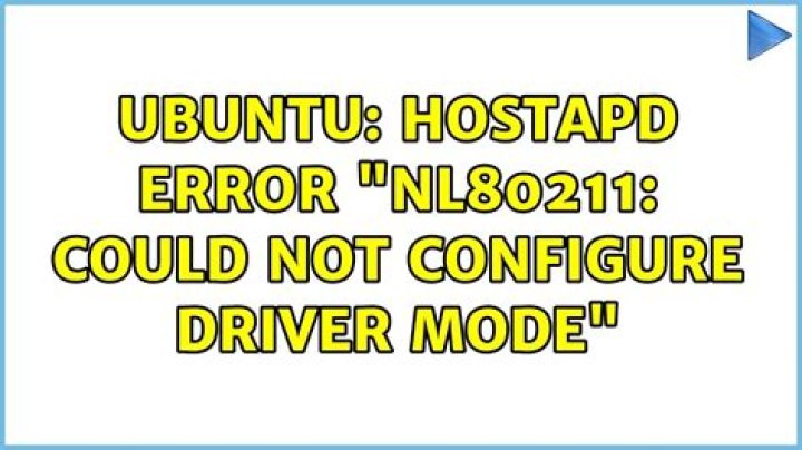 hostapd error 
