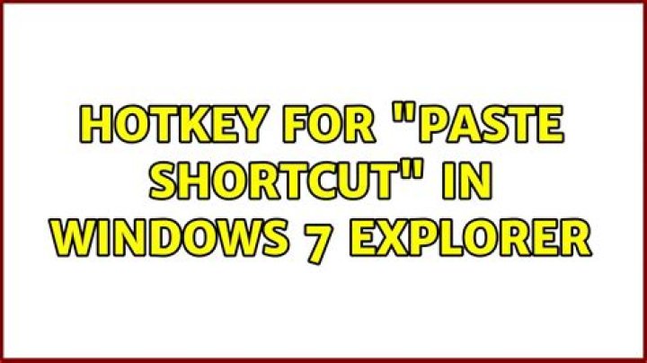 Hotkey for 