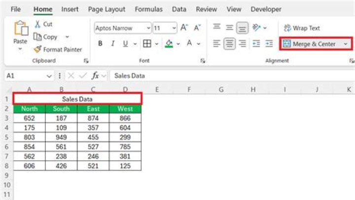 How can I 'align right' the results of Excel's 