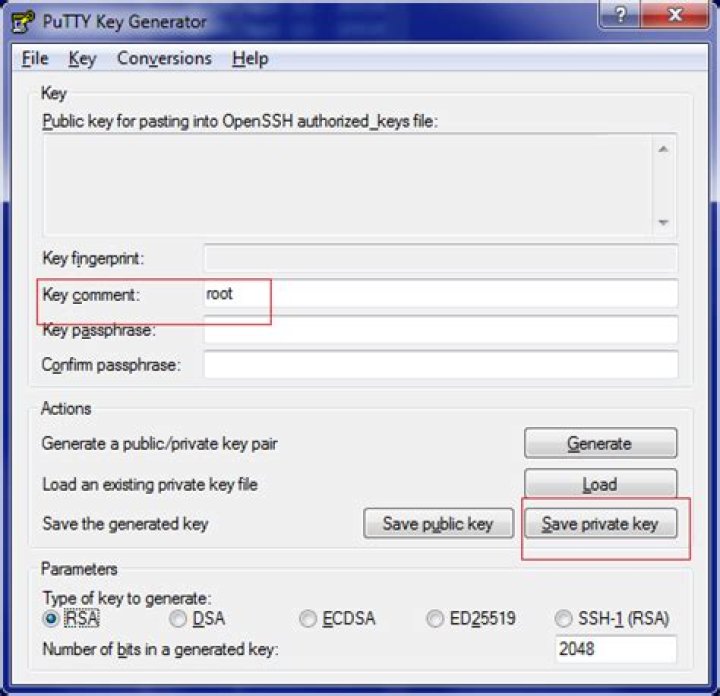 How can I change the comment field of an RSA key (SSH)?