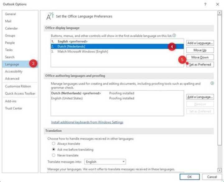 how can I change the language from english to spanish