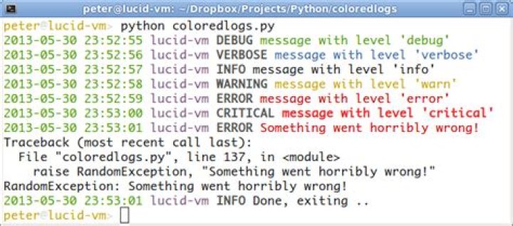 How can I color Python logging output?