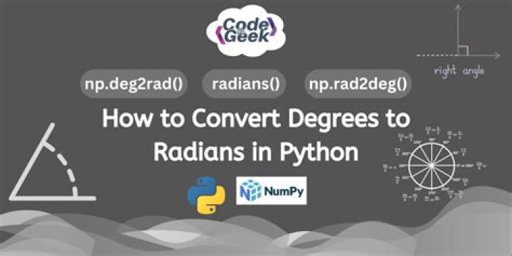 How can I convert radians to degrees with Python?