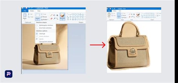 How can I create transparent images in MS Paint?