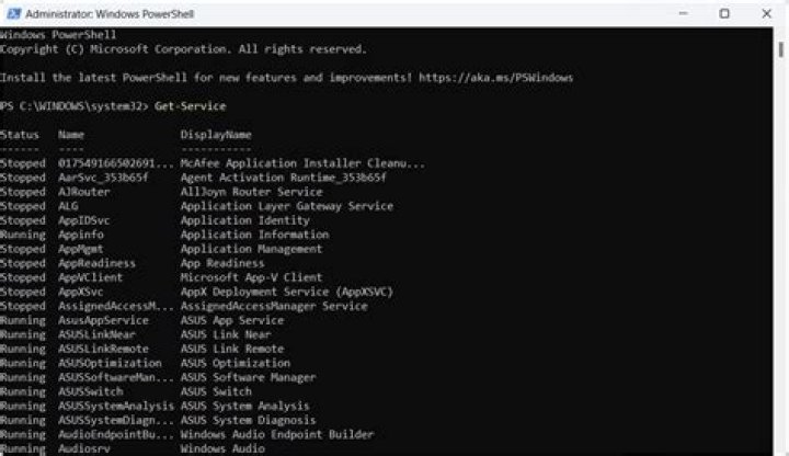 How can I delete a service in Windows?