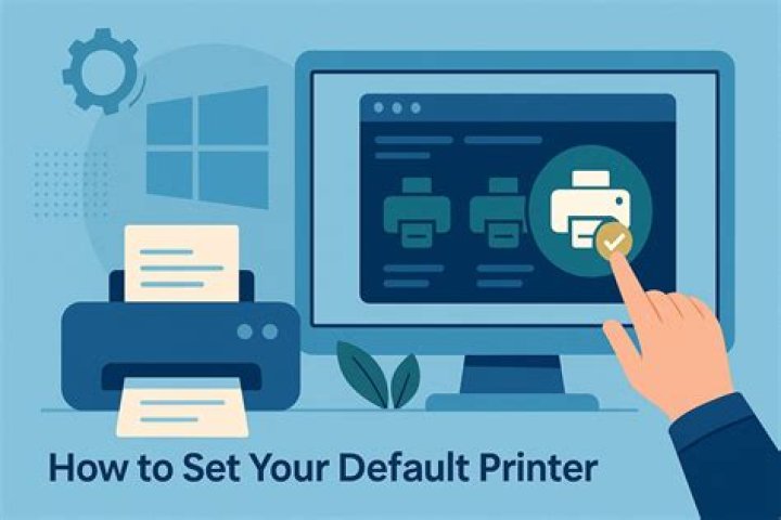 How can I deselect a default printer in Windows 7 and get back to no printer selected as default?