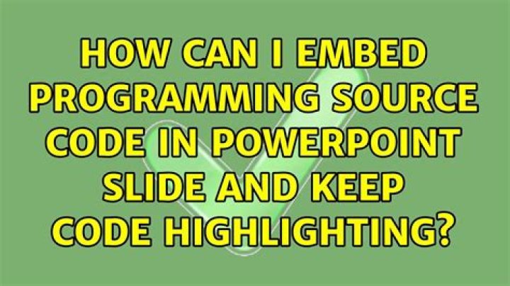 How can I embed programming source code in Powerpoint slide and keep code highlighting?