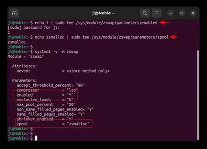 How can I enable zswap?