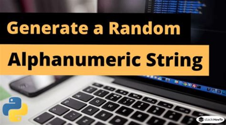 How can I generate random alphanumeric strings?